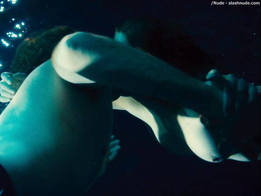 Alexandra Maria Lara Topless Underwater Swim In Rush 5