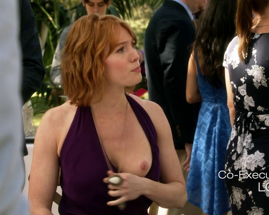 Alicia Witt Topless Breast Out On House Of Lies 11