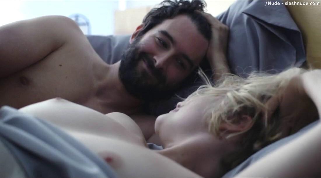 Alison Sudol Topless In Bed From Transparent 6