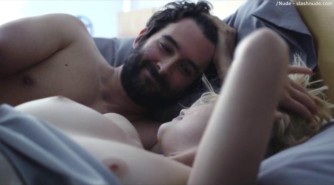 Alison Sudol Topless In Bed From Transparent 7