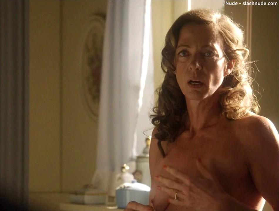 Allison Janney Topless In Bathroom On Masters Of Sex 6