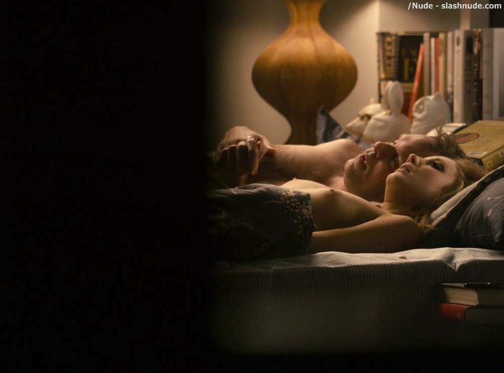 Andrea Riseborough Topless In Bed In Disconnect 9