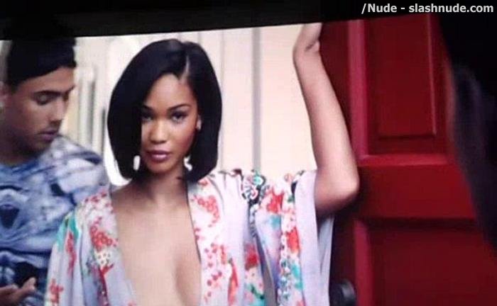 Chanel Iman Topless Debut In Dope 1
