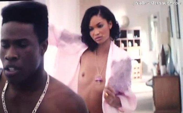 Chanel Iman Topless Debut In Dope 28