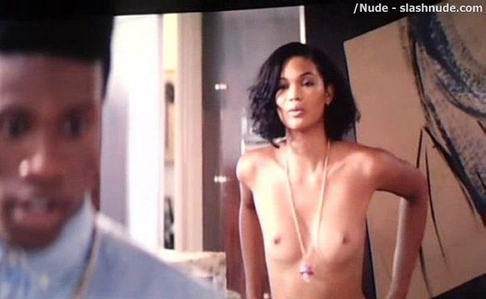 Chanel Iman Topless Debut In Dope 9