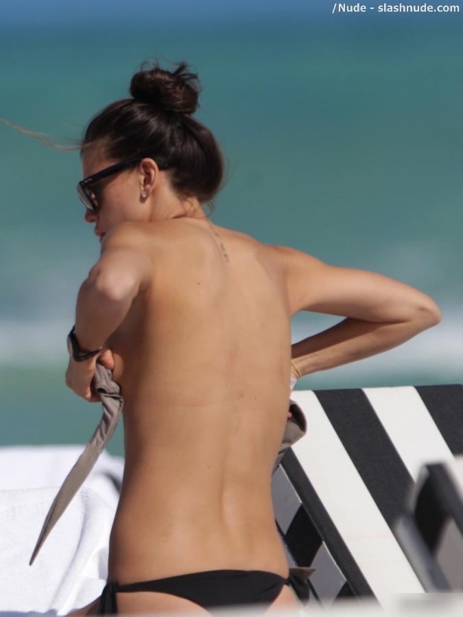 Claudia Galanti Breasts Slip Out Of Her Bikini 21