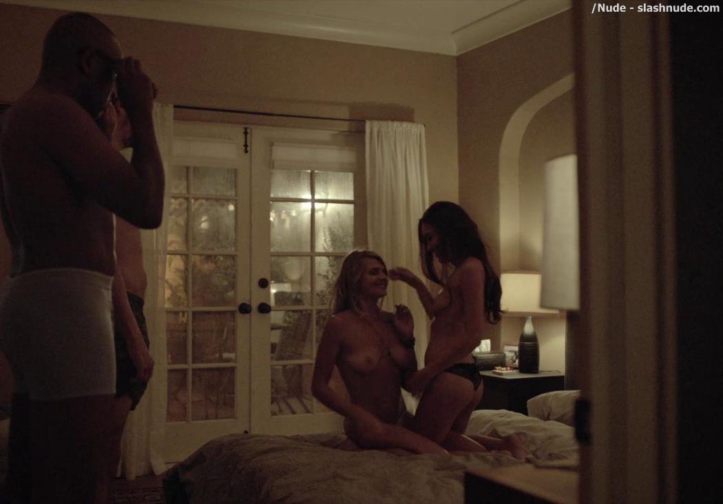 Eliza Coupe Teri Andrez Topless Together On Casual 16