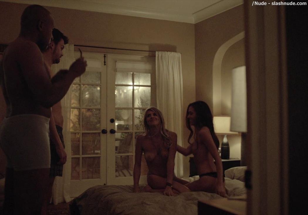 Eliza Coupe Teri Andrez Topless Together On Casual 17
