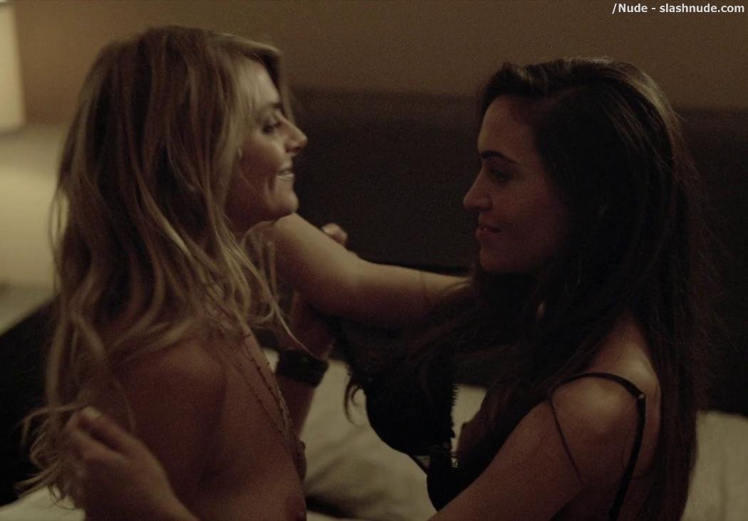 Eliza Coupe Teri Andrez Topless Together On Casual 8
