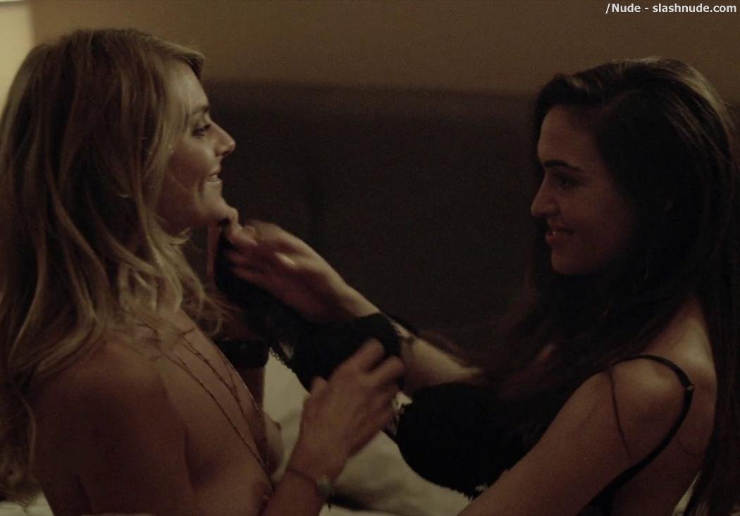 Eliza Coupe Teri Andrez Topless Together On Casual 9