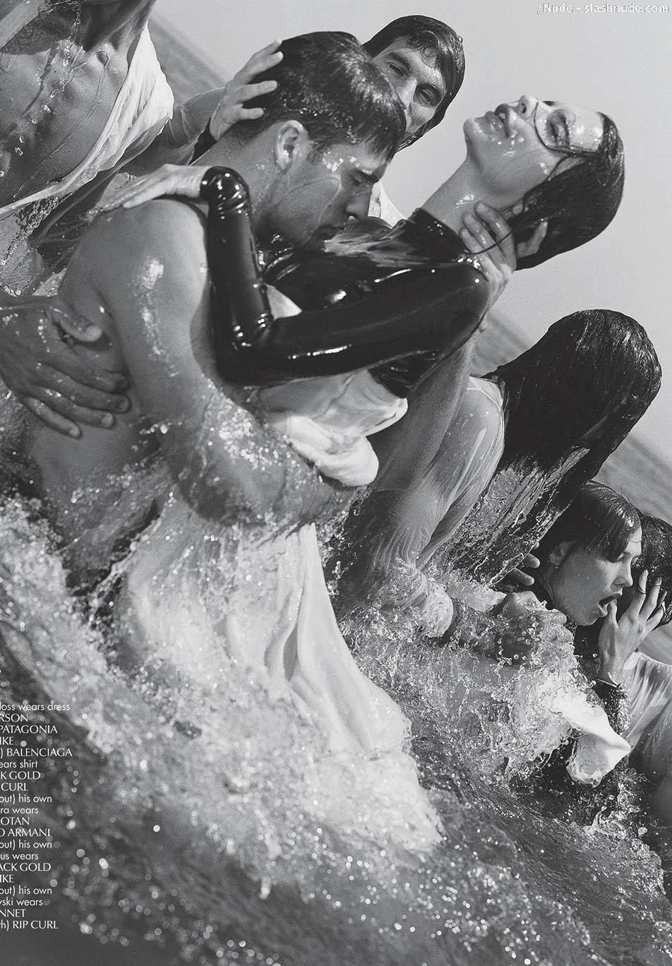 Emily Ratajkowski Karlie Kloss Topless In Fashion Book 1