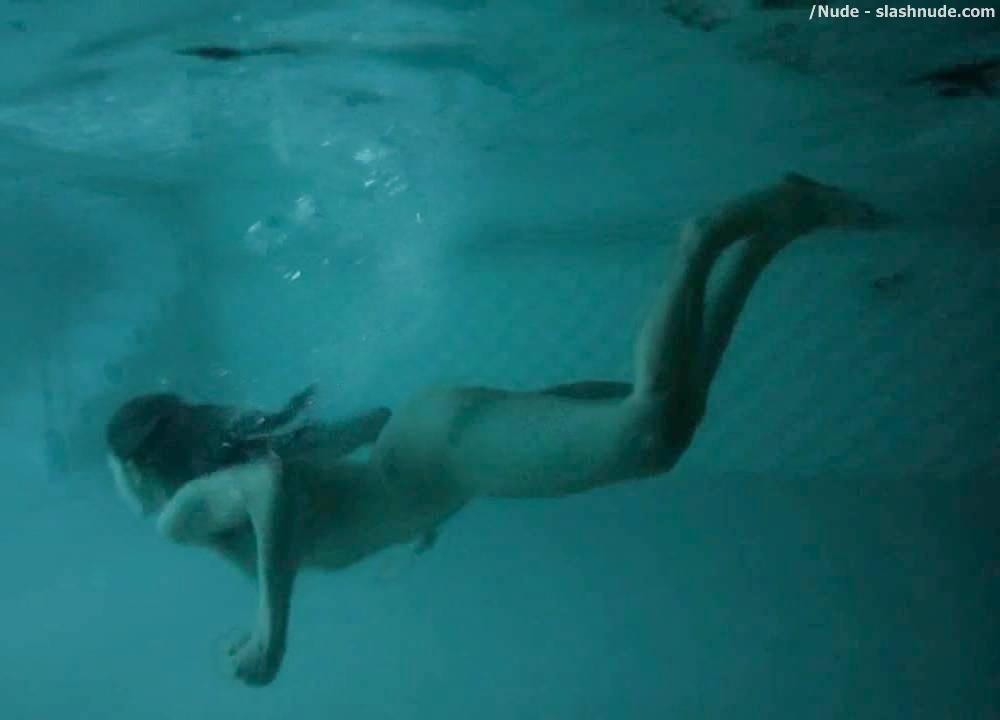 Emmy Rossum Nude Swimming Pool Scene From Shameless 11