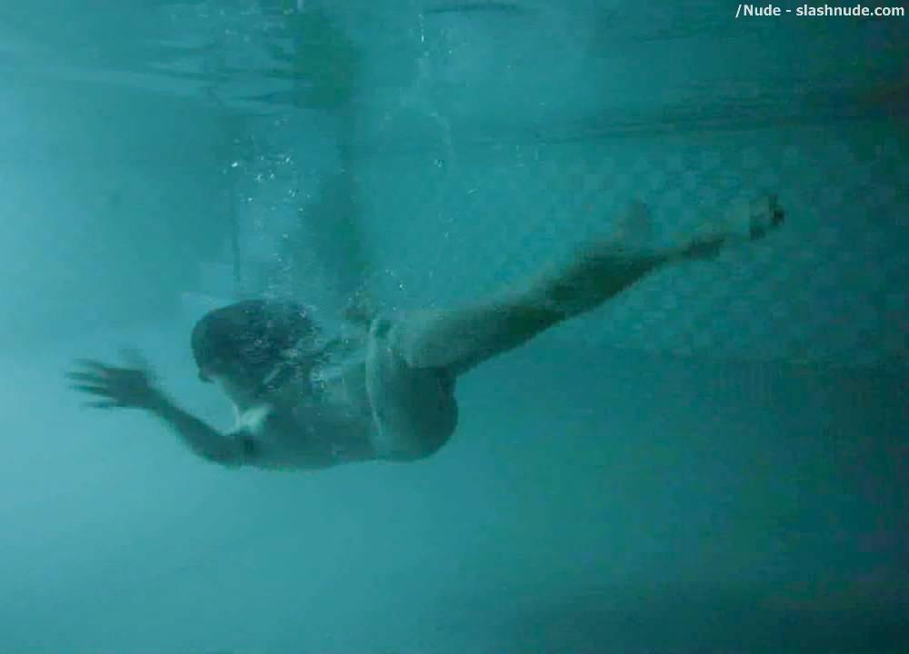 Emmy Rossum Nude Swimming Pool Scene From Shameless 12