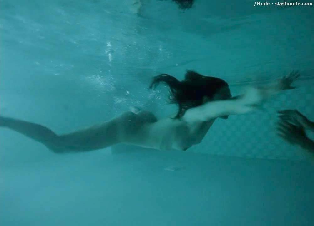 Emmy Rossum Nude Swimming Pool Scene From Shameless 14
