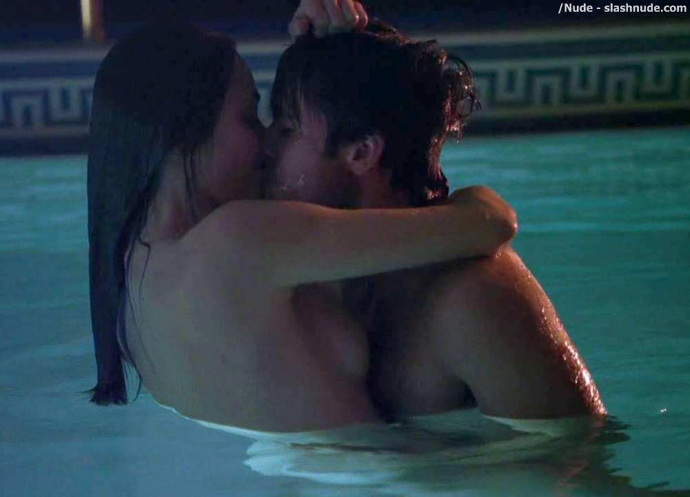 Emmy Rossum Nude Swimming Pool Scene From Shameless 18
