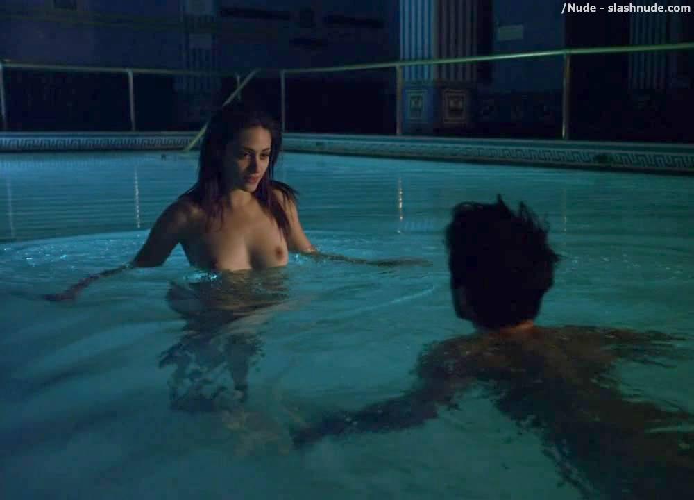 Emmy Rossum Nude Swimming Pool Scene From Shameless 6