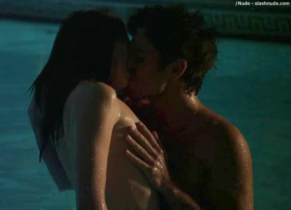 Emmy Rossum Nude Swimming Pool Scene From Shameless 7