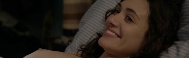 emmy rossum topless after sex in bed on shameless 8119