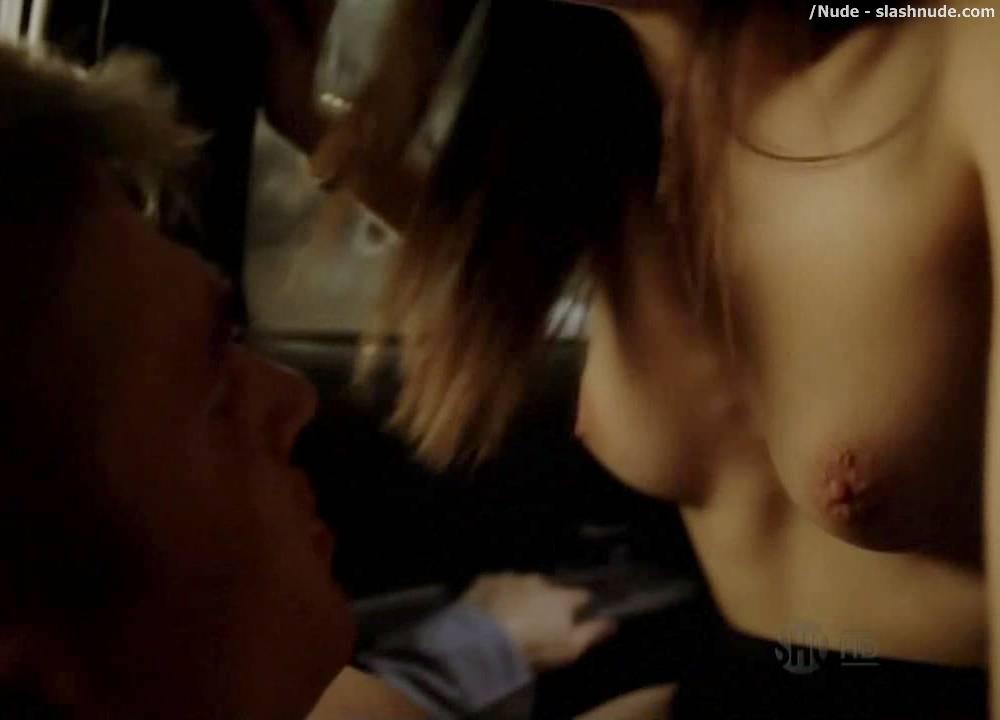 Emmy Rossum Topless Car Sex Scene From Shameless 15