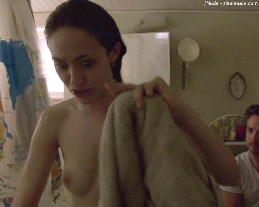 Emmy Rossum Topless In The Shower From Shameless 18
