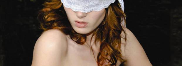 fanny francois naked and blindfolded to pin tail 4047