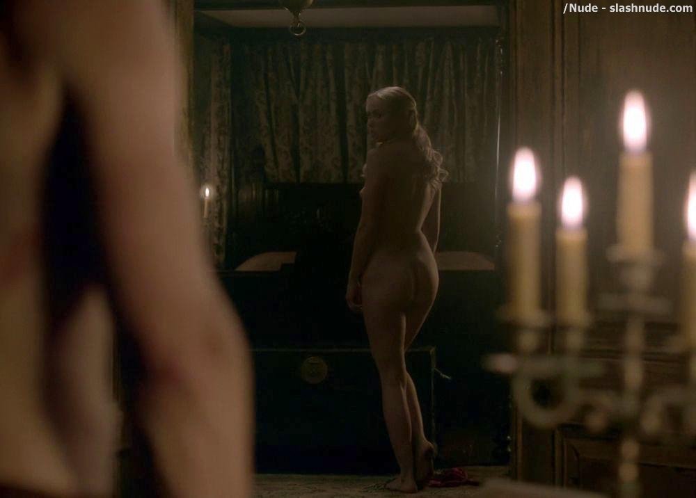 Hannah New Nude In Black Sails Under Candlelight 12