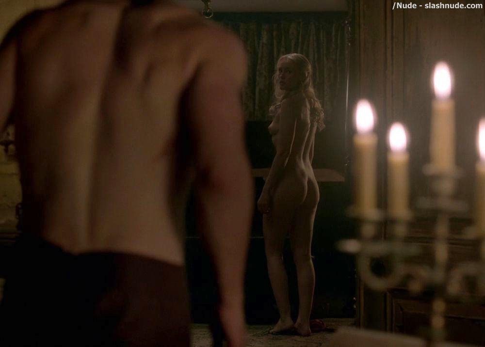 Hannah New Nude In Black Sails Under Candlelight 15