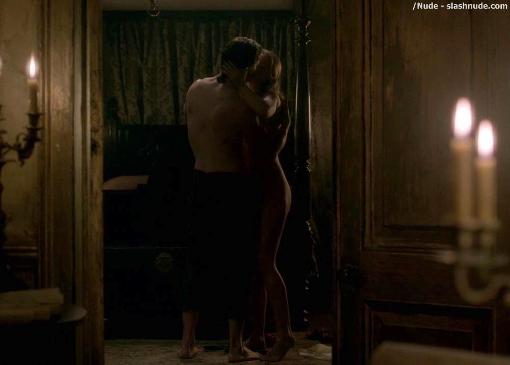 Hannah New Nude In Black Sails Under Candlelight 16