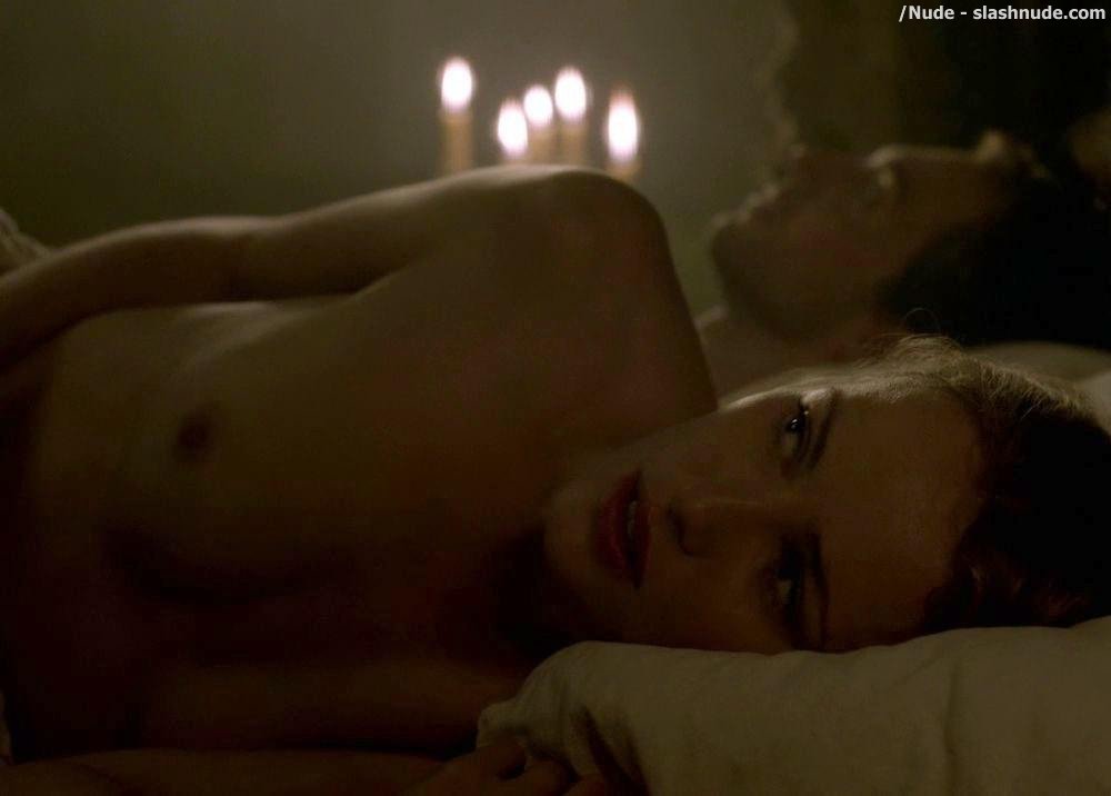 Hannah New Nude In Black Sails Under Candlelight 18