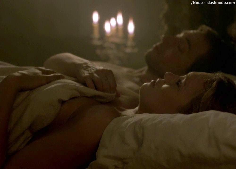 Hannah New Nude In Black Sails Under Candlelight 22