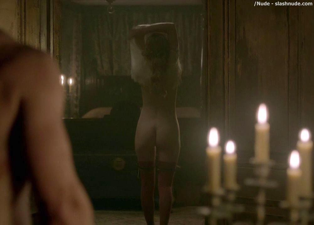 Hannah New Nude In Black Sails Under Candlelight 4