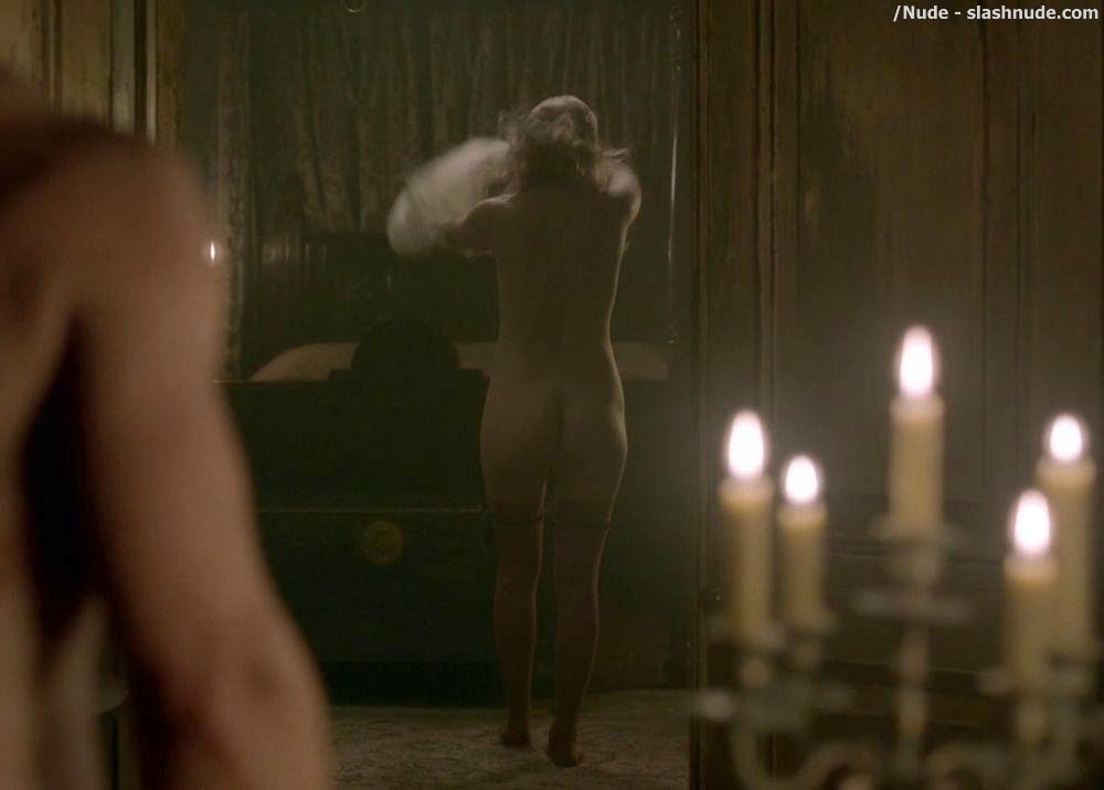 Hannah New Nude In Black Sails Under Candlelight 6