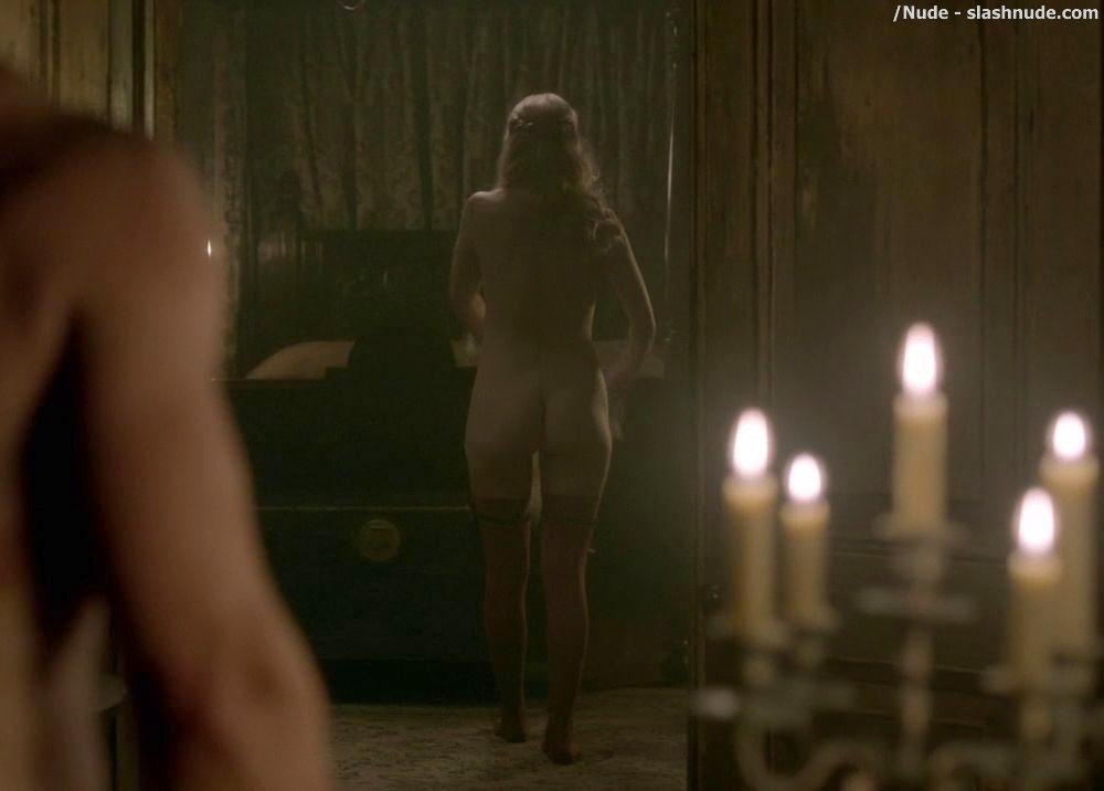 Hannah New Nude In Black Sails Under Candlelight 7