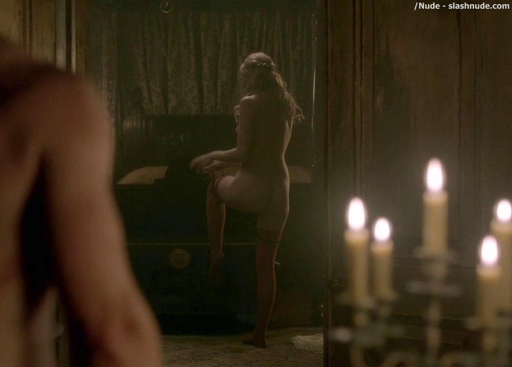 Hannah New Nude In Black Sails Under Candlelight 9