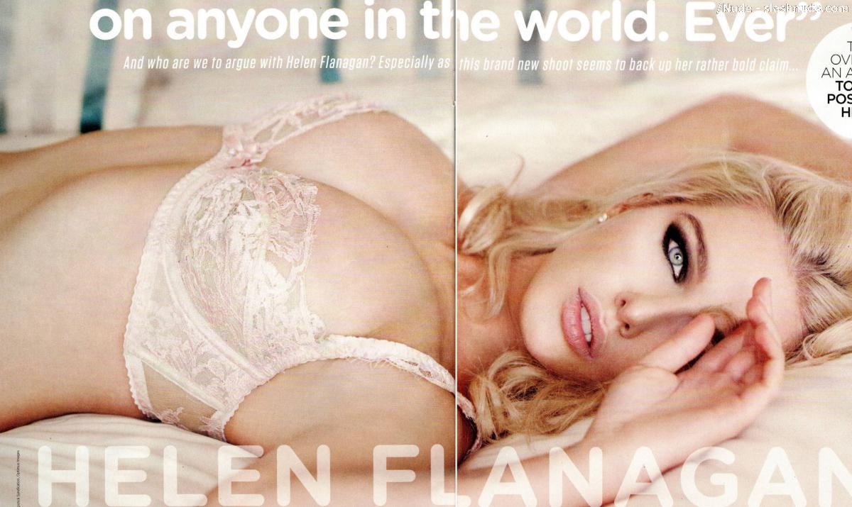 Helen Flanagan Topless In Zoo Magazine 2