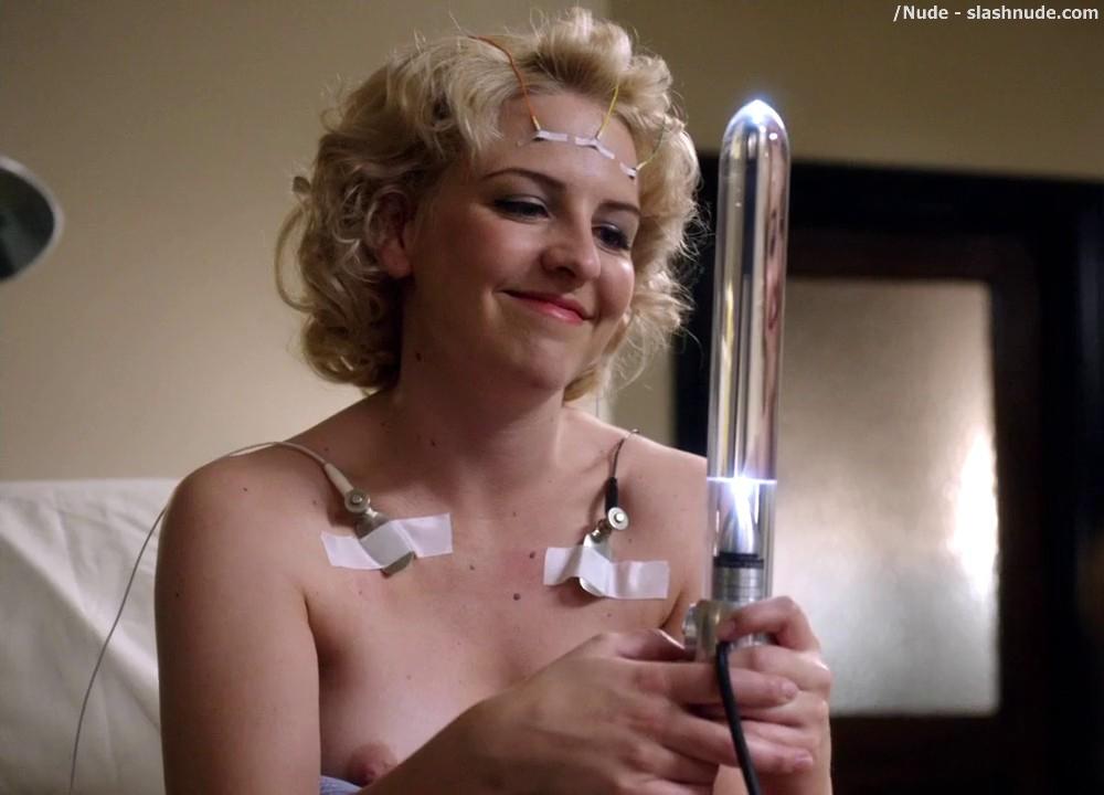 Helene Yorke Topless With Glass Dildo On Masters Of Sex 11