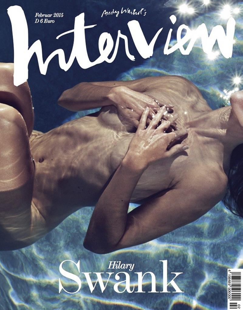 Hilary Swank Nude For Swim In Interview Germany 1
