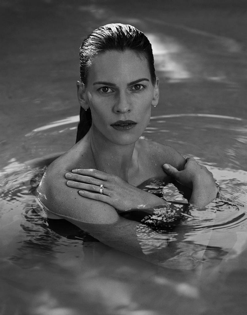 Hilary Swank Nude For Swim In Interview Germany 4