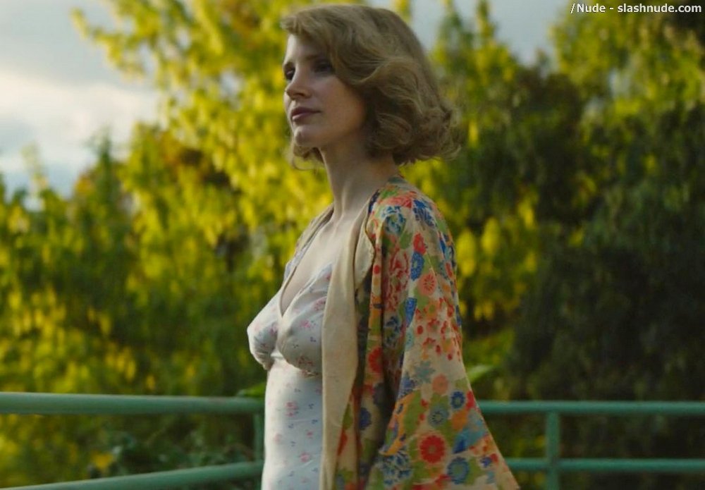 Jessica Chastain Topless In The Zookeeper Wife 1