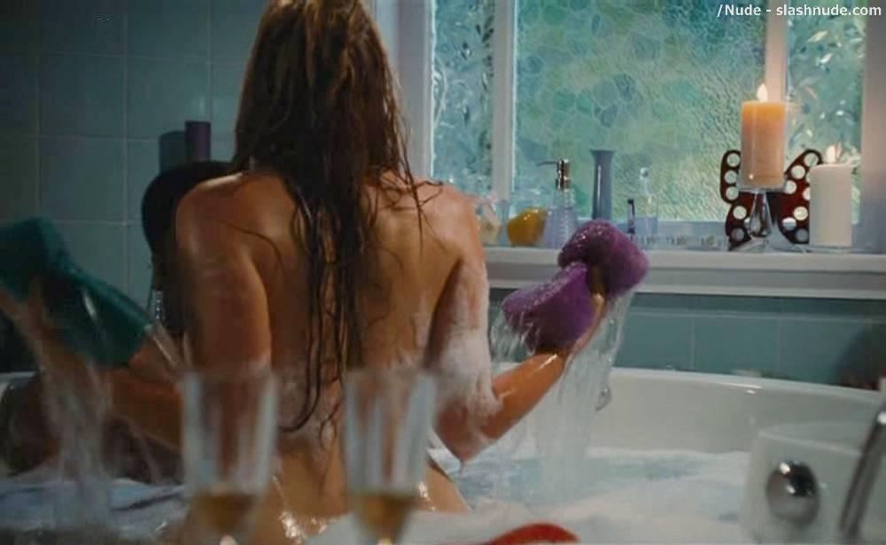 Jessica Pare Topless Breasts In Hot Tub Time Machine 1