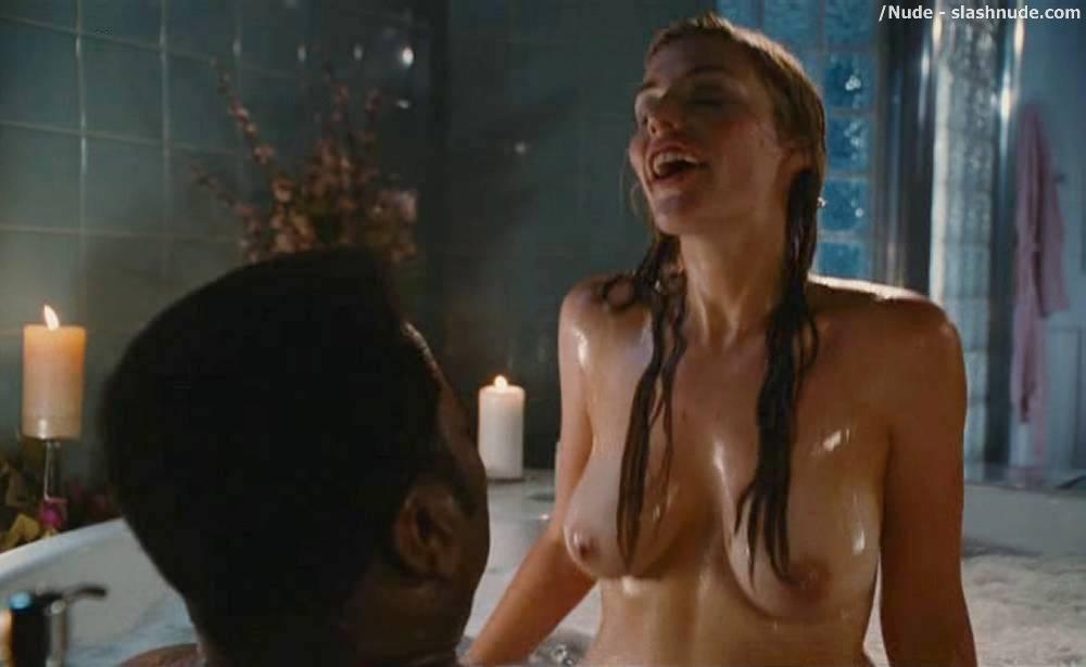Jessica Pare Topless Breasts In Hot Tub Time Machine 15