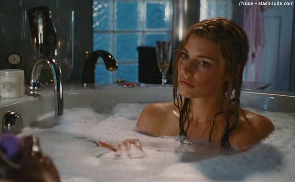 Jessica Pare Topless Breasts In Hot Tub Time Machine 24