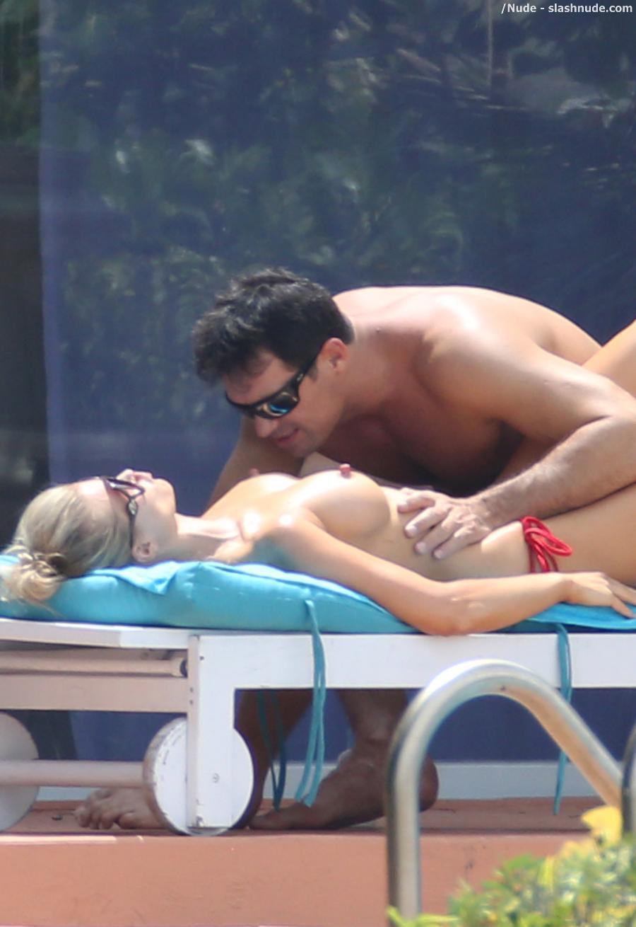 Joanna Krupa Topless For The Private Pool 20