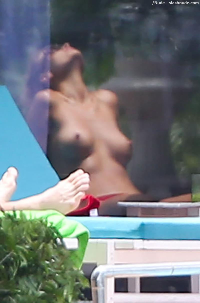 Joanna Krupa Topless For The Private Pool 23