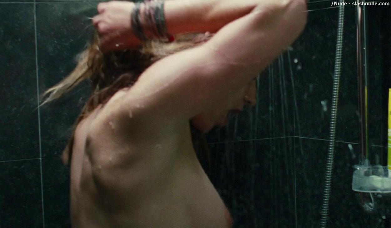 Karine Vanasse Topless For A Shower And Soak In Switch 3