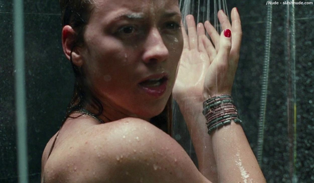 Karine Vanasse Topless For A Shower And Soak In Switch 4