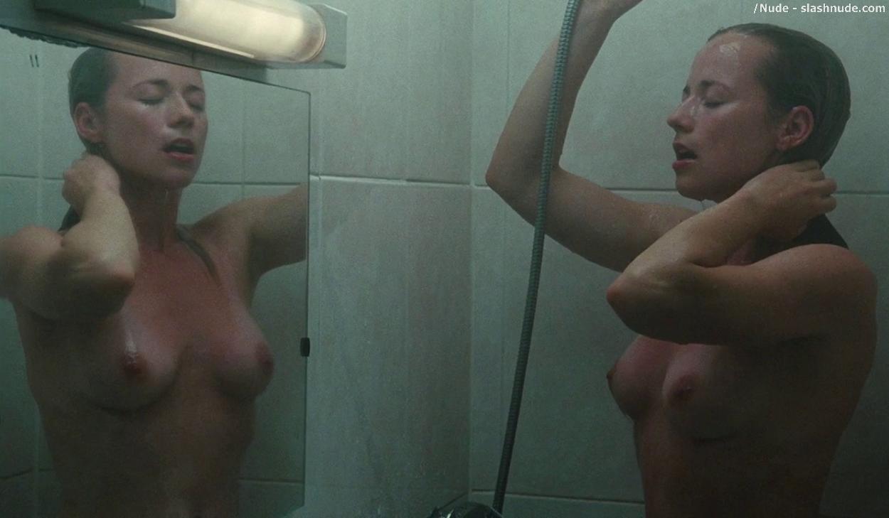 Karine Vanasse Topless For A Shower And Soak In Switch 6