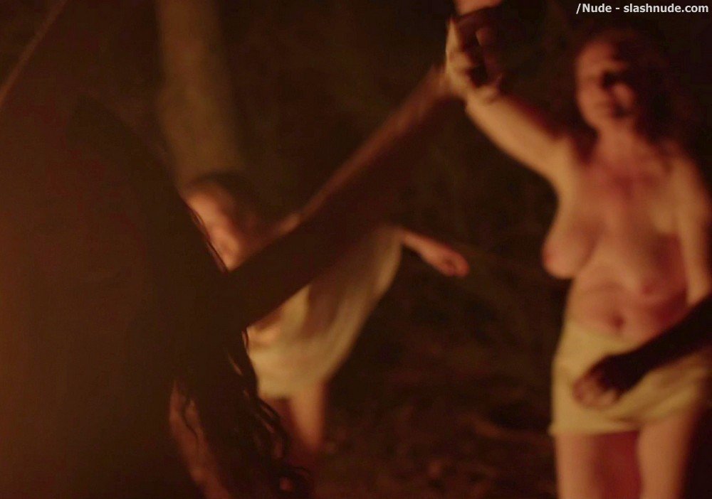 Kate Micucci Jemima Kirke Aubrey Plaza Topless In Little Hours 11