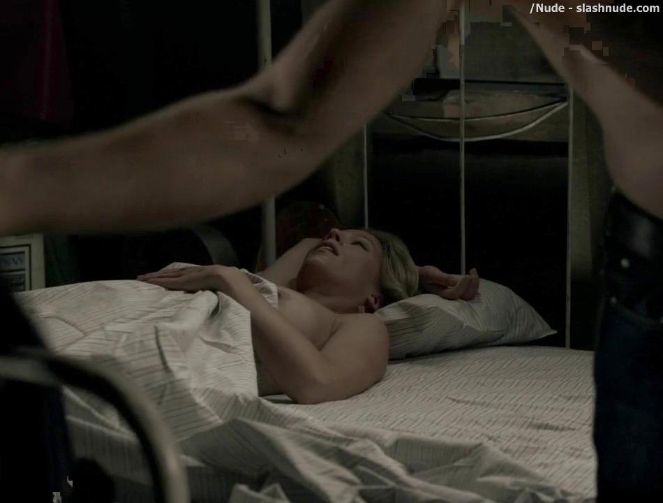 Kay Story Nude Out Of Bed For A Smoke On Banshee 10