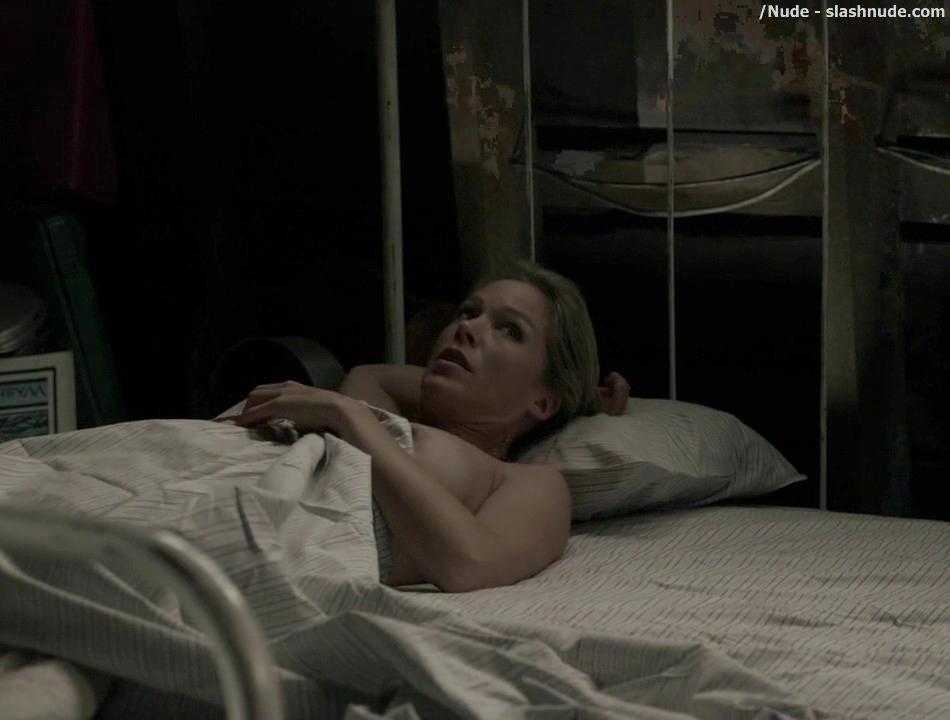 Kay Story Nude Out Of Bed For A Smoke On Banshee 11